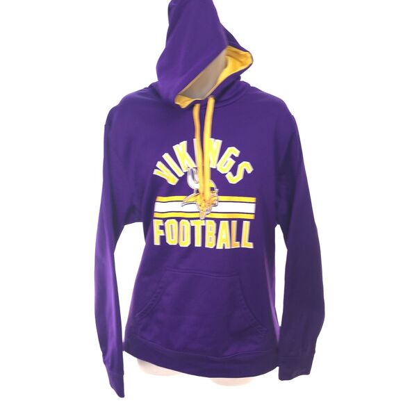 Minnesota Vikings Hoodie Men XL Purple NFL Sweatshirt Football Free Shipping - Picture 2 of 8